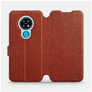 Flip case for Nokia 7.2 in Brown&Orange with orange interior - Phone Cover
