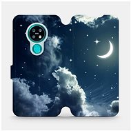 Flip mobile phone case Nokia 7.2 - V145P Night sky with moon - Phone Cover