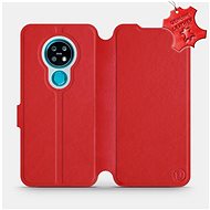 Flip mobile phone case Nokia 7.2 - Red - leather - Red Leather - Phone Cover