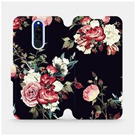 Flip case for Xiaomi Redmi 8 - VD11P Rose on black - Phone Cover