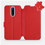 Flip puzdro na mobil Xiaomi Redmi 8 – Červené – kožené – Red Leather - Kryt na mobil