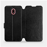 Flip case for Xiaomi Redmi 8a in Black&Gray with grey interior - Phone Cover