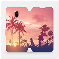 Flip case for Xiaomi Redmi 8a - M134P Palms and pink sky - Phone Cover