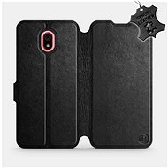 Flip case for Xiaomi Redmi 8a - Black - Leather - Black Leather - Phone Cover