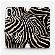 Flip case for Apple iPhone X - VA31P Zebra pattern - Phone Cover