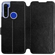 Flip case for Xiaomi Redmi Note 8T in Black&Gray with grey interior - Phone Cover