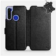 Flip case for Xiaomi Redmi Note 8T - Black - Black Leather - Phone Cover
