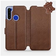 Flip case for Xiaomi Redmi Note 8T - Brown - Brown Leather - Phone Cover