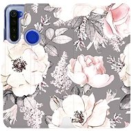 Flip case for Xiaomi Redmi Note 8T - MX06S Flowers on grey background - Phone Cover