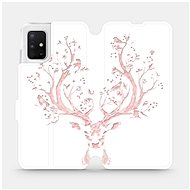Flip case for Samsung Galaxy A51 - M007S Pink deer - Phone Cover