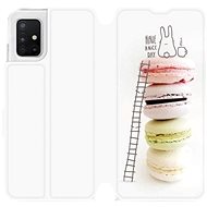 Flip case for Samsung Galaxy A51 - M090P Macarons - have a nice day - Phone Cover