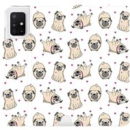 Flip mobile phone case Samsung Galaxy A51 - M097P Pugs - Phone Cover