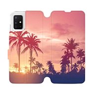 Flip case for Samsung Galaxy A51 - M134P Palm trees and pink sky - Phone Cover