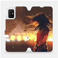 Flip mobile phone case Samsung Galaxy A51 - MA02S Tattooed girl - Phone Cover