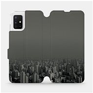 Flip case for Samsung Galaxy A51 - V063P City in grey - Phone Cover