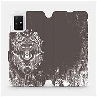 Flip case for Samsung Galaxy A51 - V064P Wolf and dream catcher - Phone Cover