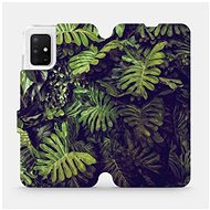Flip case for Samsung Galaxy A51 - V136P Green wall of leaves - Phone Cover