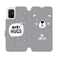 Flip case for Samsung Galaxy A51 - MH06P Be brave - more hugs - Phone Cover