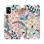 Flip case for Samsung Galaxy A51 - MX04S Intricate flowers and leaves - Phone Cover