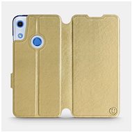 Flip case for Huawei Y6S in Gold&Gray with grey interior - Phone Cover