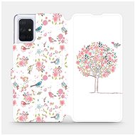 Flip case for mobile Samsung Galaxy A71 - 120S Tree and birds - Phone Cover