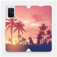 Flip case for Samsung Galaxy A71 - M134P Palm trees and pink sky - Phone Cover