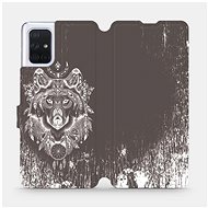 Flip case for Samsung Galaxy A71 - V064P Wolf and dream catcher - Phone Cover