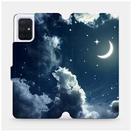 Flip case for mobile Samsung Galaxy A71 - V145P Night sky with moon - Phone Cover