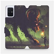 Flip case for Samsung Galaxy A71 - VA08P Monster and boy with a torch - Phone Cover