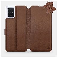 Flip case for Samsung Galaxy A71 - Brown - leather - Brown Leather - Phone Cover