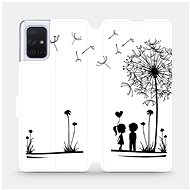 Flip case for mobile phone Samsung Galaxy A71 - MH16P Pair with dandelion - Phone Cover