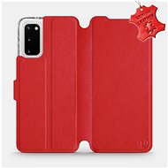 Flip case for Samsung Galaxy S20 - Red - leather - Red Leather - Phone Cover