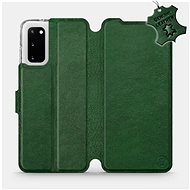 Flip case for Samsung Galaxy S20 - Green - leather - Green Leather - Phone Cover