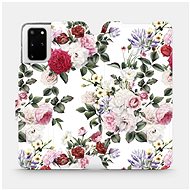 Flip case for Samsung Galaxy S20 Plus - MD01S Rose on white - Phone Cover