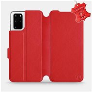 Flip case for Samsung Galaxy S20 Plus - Red - leather - Red Leather - Phone Cover