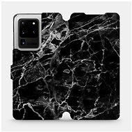 Flip case for Samsung Galaxy S20 Ultra - V056P Black Marble - Phone Cover