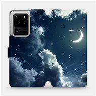 Flip case for Samsung Galaxy S20 Ultra - V145P Night sky with moon - Phone Cover