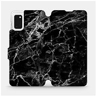 Flip case for Samsung Galaxy A41 - V056P Black marble - Phone Cover