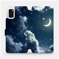 Flip case for mobile Samsung Galaxy A41 - V145P Night sky with moon - Phone Cover