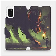 Flip case for Samsung Galaxy A41 - VA08P Monster and boy with a torch - Phone Cover