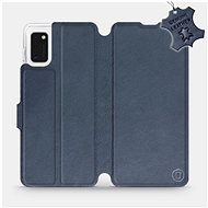 Flip mobile phone case Samsung Galaxy A41 - Blue - leather - Blue Leather - Phone Cover