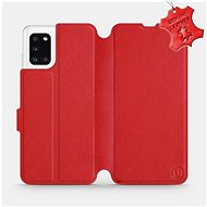 Flip case for Samsung Galaxy A31 - Red - leather - Red Leather - Phone Cover