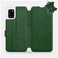Flip case for Samsung Galaxy A31 - Green - leather - Green Leather - Phone Cover