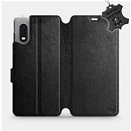 Flip case for Samsung Xcover PRO - Black - Leather - Black Leather - Phone Cover