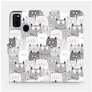 Flip mobile phone case Samsung Galaxy M21 - M099P Cats - Phone Cover