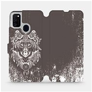 Flip case for Samsung Galaxy M21 - V064P Wolf and dream catcher - Phone Cover