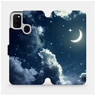 Flip case for Samsung Galaxy M21 - V145P Night sky with moon - Phone Cover