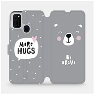 Flip case for Samsung Galaxy M21 - MH06P Be brave - more hugs - Phone Cover