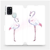 Flip case for Samsung Galaxy A21S - M005S Flamingos - Phone Cover