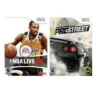 Game For Nintendo Wii - DOUBLE UP - Need For Speed: ProStreet + NBA Live 08 - Konsolen-Spiel